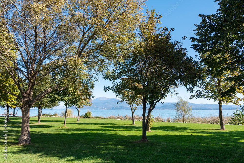 Garda lake in nice and warm day, Italy. Garda lake in nice and warm day, Italy.