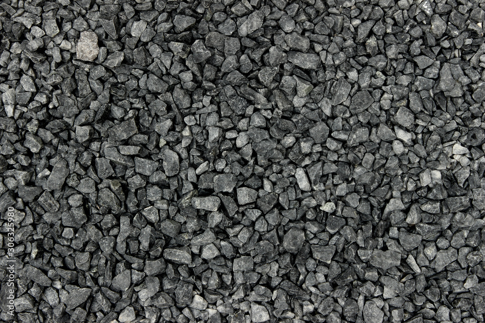 Dark Crushed Gravel Texture Background, New crushed Stone Background Dark Crushed Gravel Texture Background, New crushed Stone Background