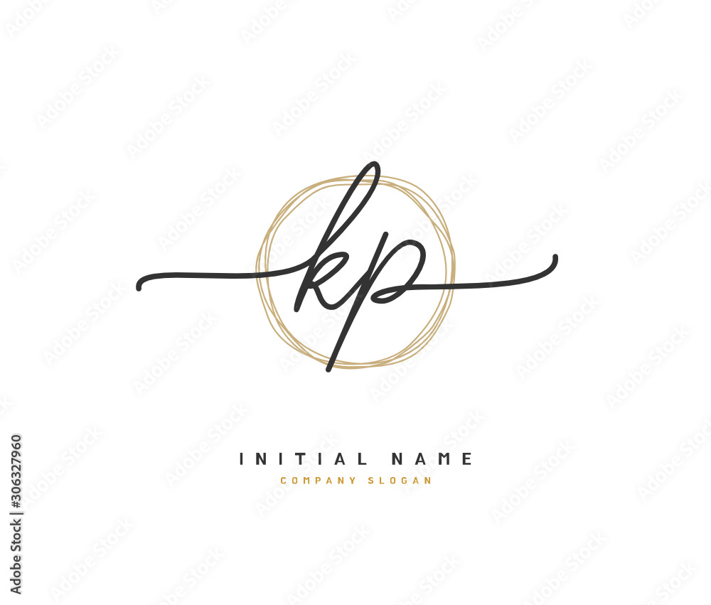 K P KP Beauty vector initial logo, handwriting logo of initial signature, wedding, fashion, jewerly, boutique, floral and botanical with creative template for any company or business. K P KP Beauty vector initial logo, handwriting logo of initial signature, wedding, fashion, jewerly, boutique, floral and botanical with creative template for any company or business.
