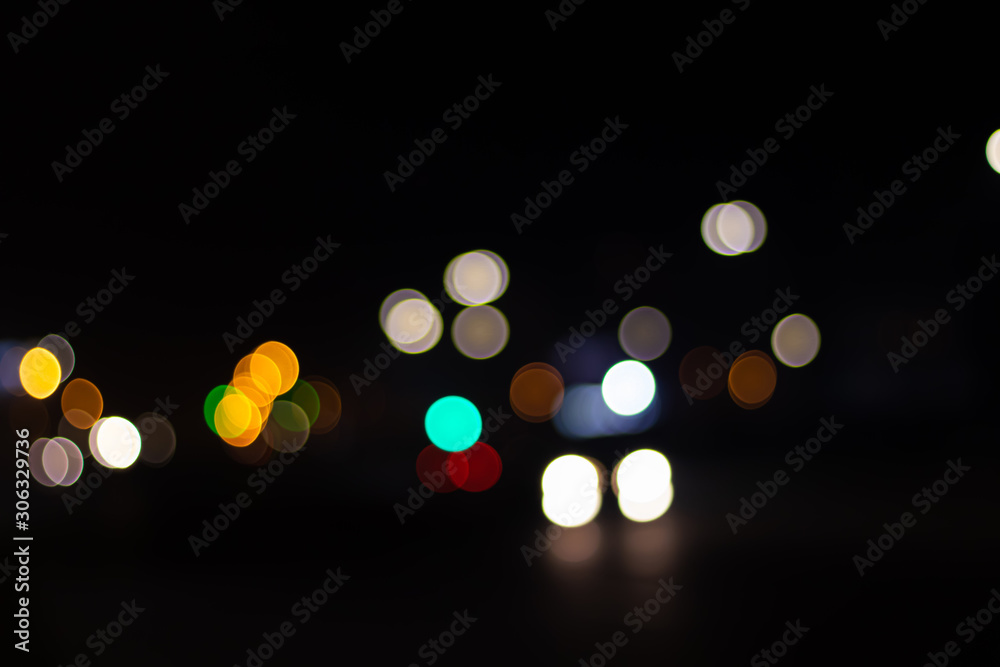Nice bokeh of city lights Nice bokeh of city lights