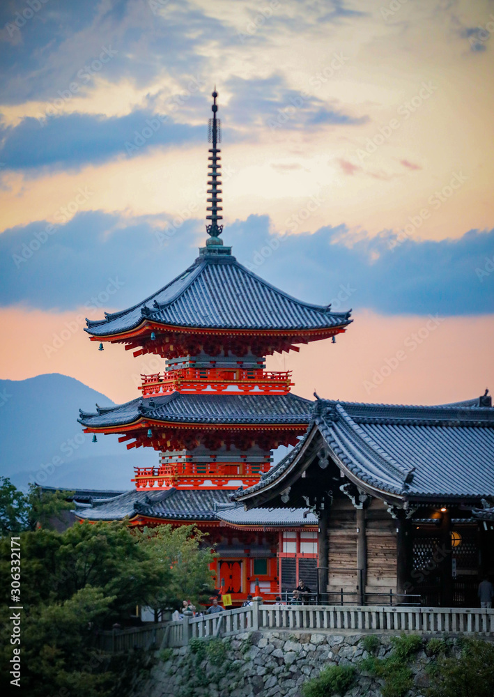 Kioto Pagoda temple Japan