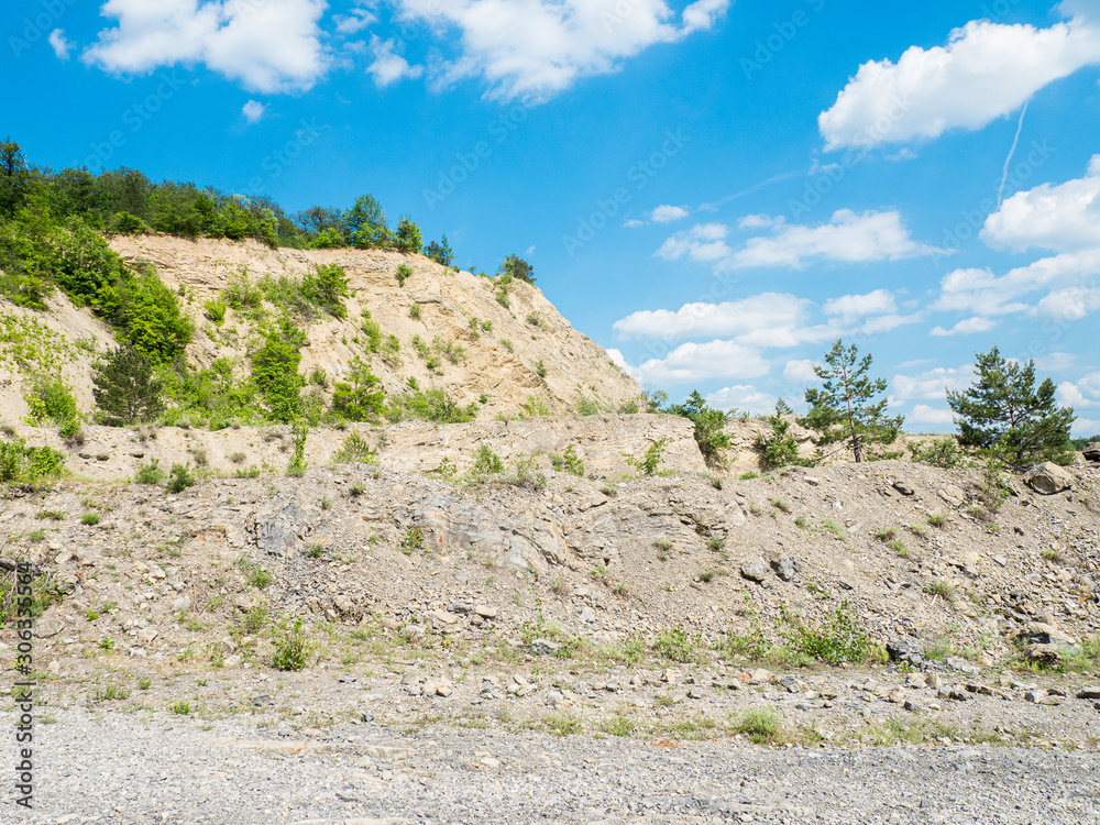 Brno Hady, quarry at sunny day Brno Hady, quarry at sunny day