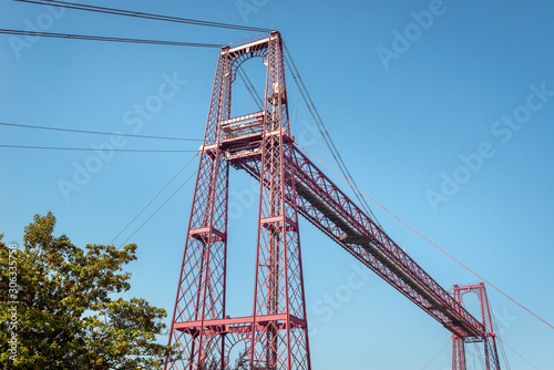 Bridge of Bizkaia from Getxo, Bizkaia, Spain