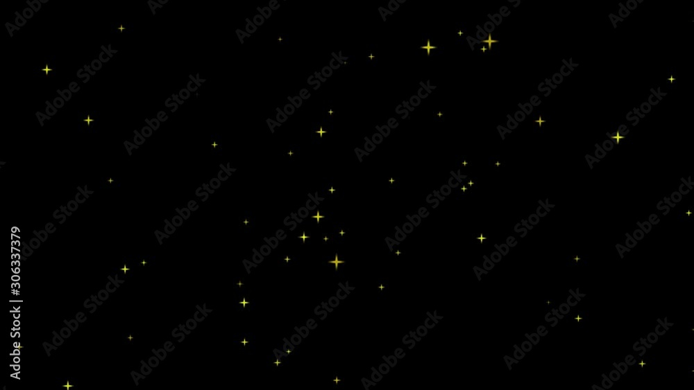 光 星 キラキラ エフェクト パーティクル 中央から広がる 金 背景透過 Stock ビデオ Adobe Stock