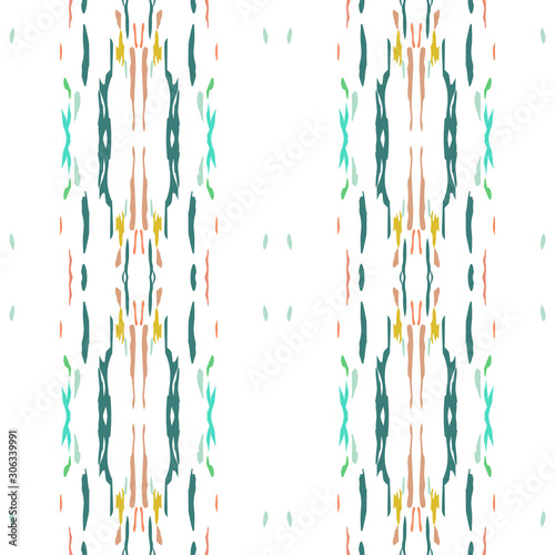 Hand Drawn, Paint Texture. Shibori Seamless 