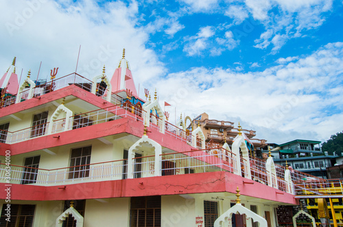 A view from a hindu temple in Rishikesh, India
