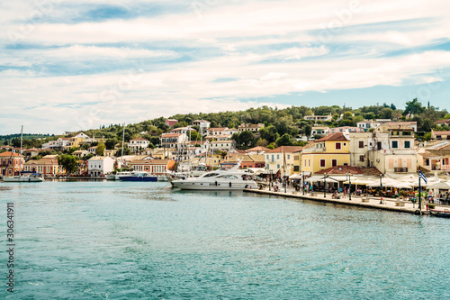 Greece 2018, harbour of Gaios, capital of Paxos island.