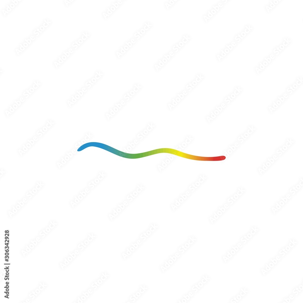 music wave logo or symbol tempalte