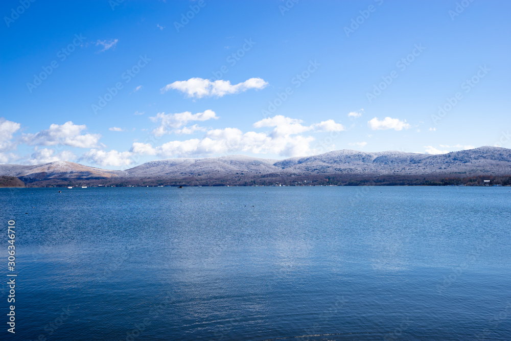 冬の山中湖