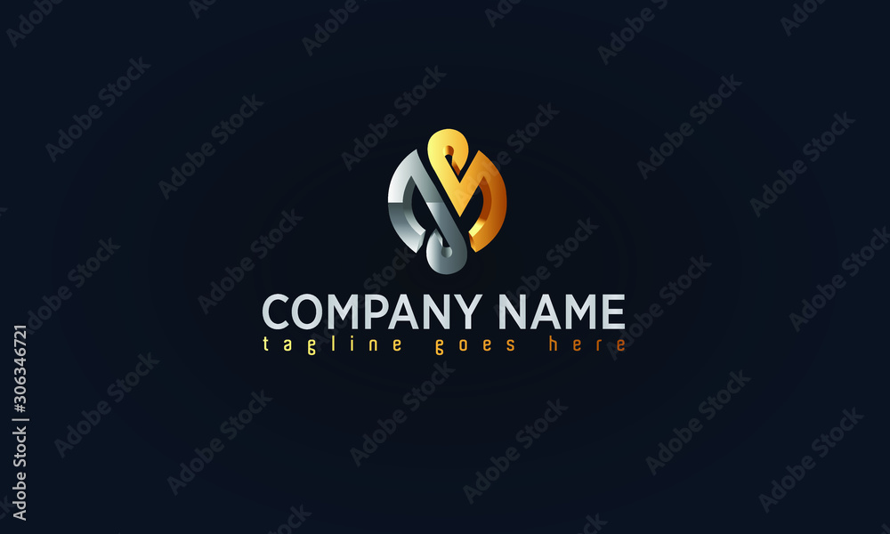 Company Gold Logo Design, Luxury Gold Concept Logo, Company Gold Logo Design, Luxury Gold Concept Logo,