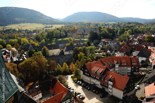 Goslar, Ausblick vom Kirchturm der Marktkirche photo