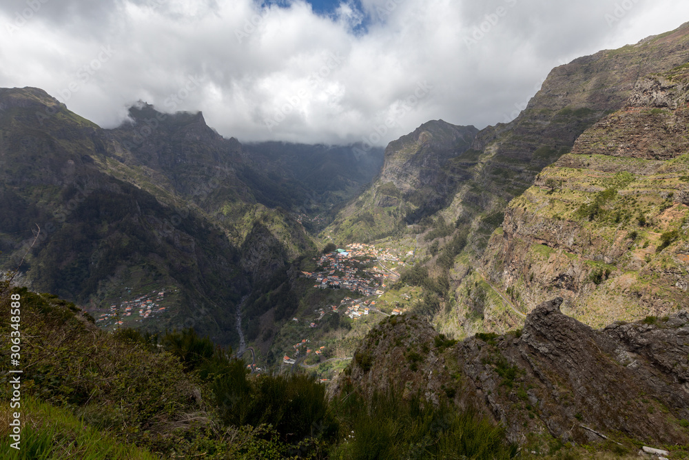 Valley of the Nuns, Curral das Freiras on Madeira Island, Portugal Valley of the Nuns, Curral das Freiras on Madeira Island, Portugal