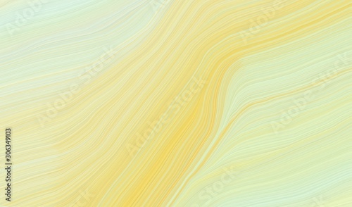 modern soft curvy waves background illustration with pale golden rod, khaki and beige color
