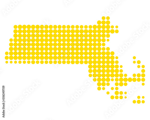 Karte von Massachusetts