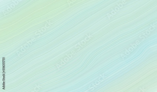 modern waves background illustration with light gray, light cyan and honeydew color
