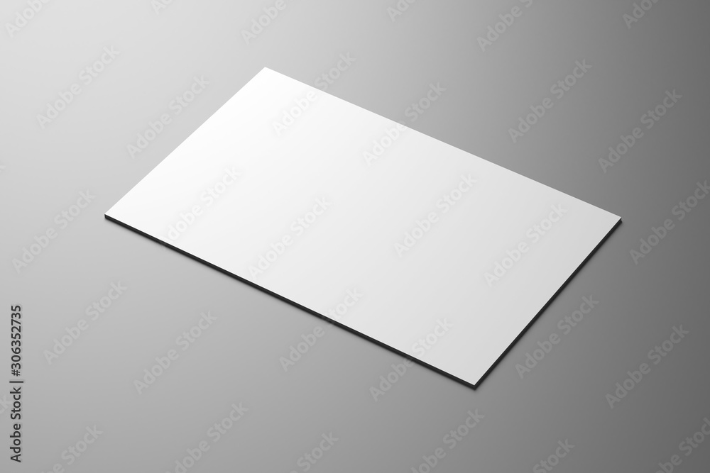 Businesscard (55x85mm) mockup - 3D rendering Businesscard (55x85mm) mockup - 3D rendering