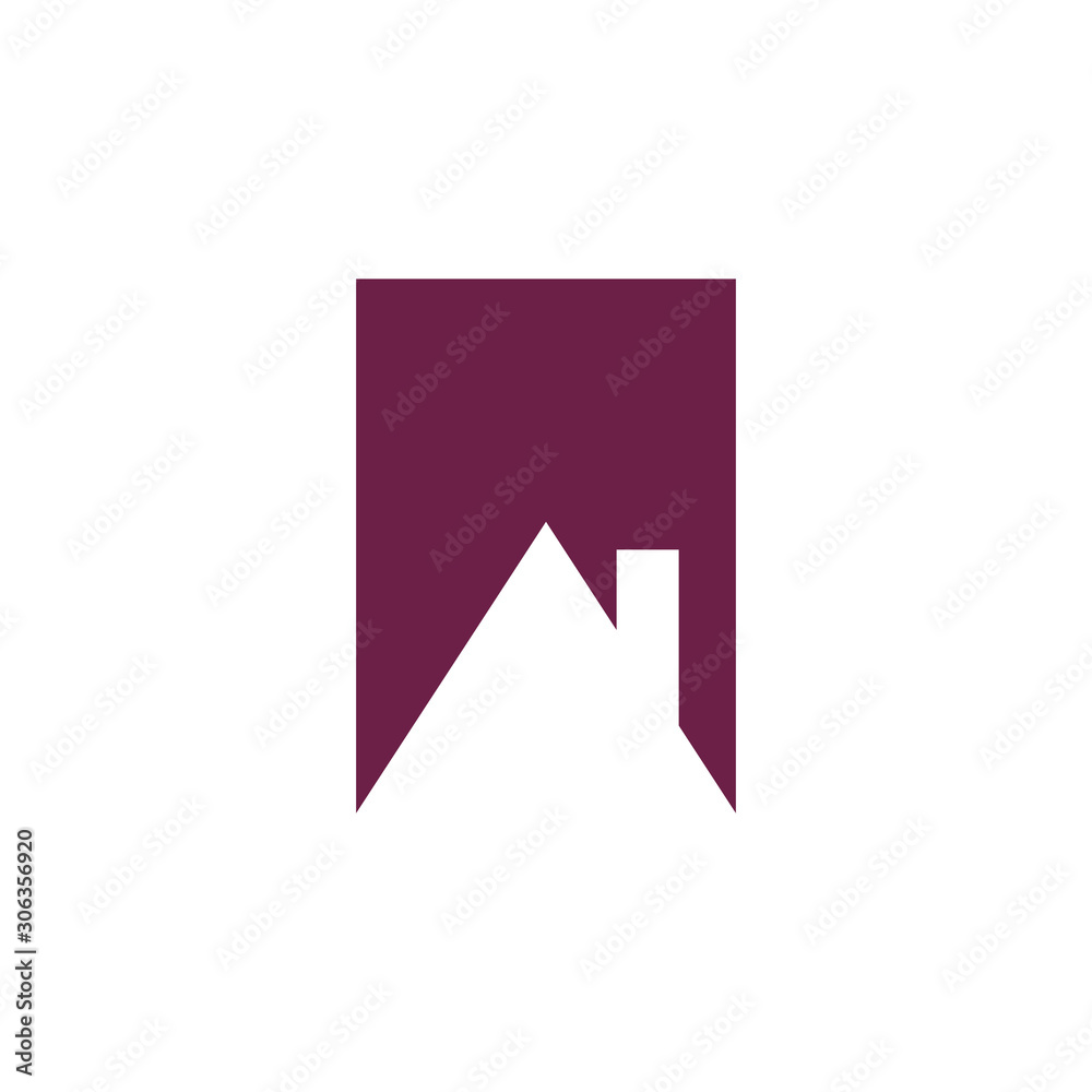 square house color logo design square house color logo design