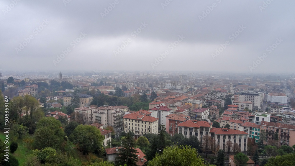 Bergamo is an old city in Italy
