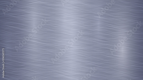 Abstract metal background with glares in blue and gray colors
