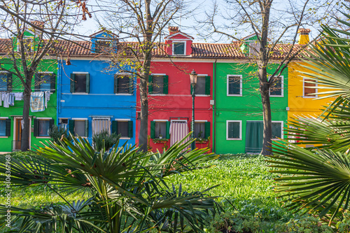 Burano, ses maisons colorées.