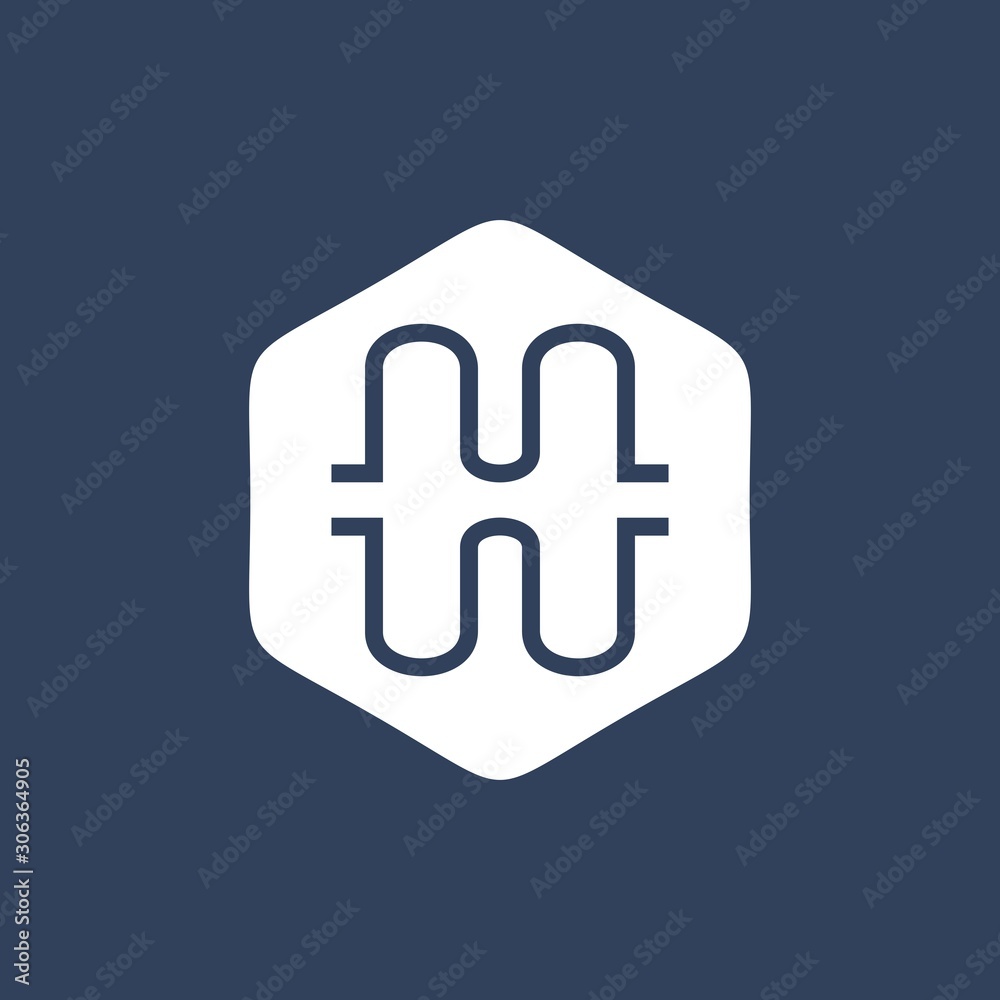 abstract initial letter H logo design template abstract initial letter H logo design template