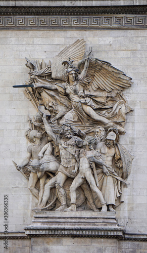 Bas relief Arc de triomphe Paris