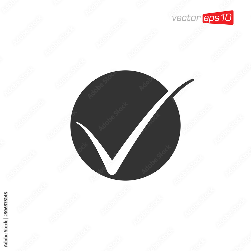 Check Mark Icon Design Vector Check Mark Icon Design Vector