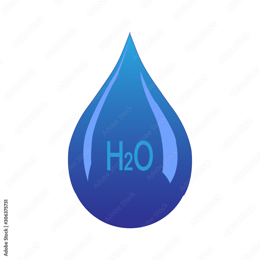 Water drop icon vector illustration. Water drop icon vector illustration.