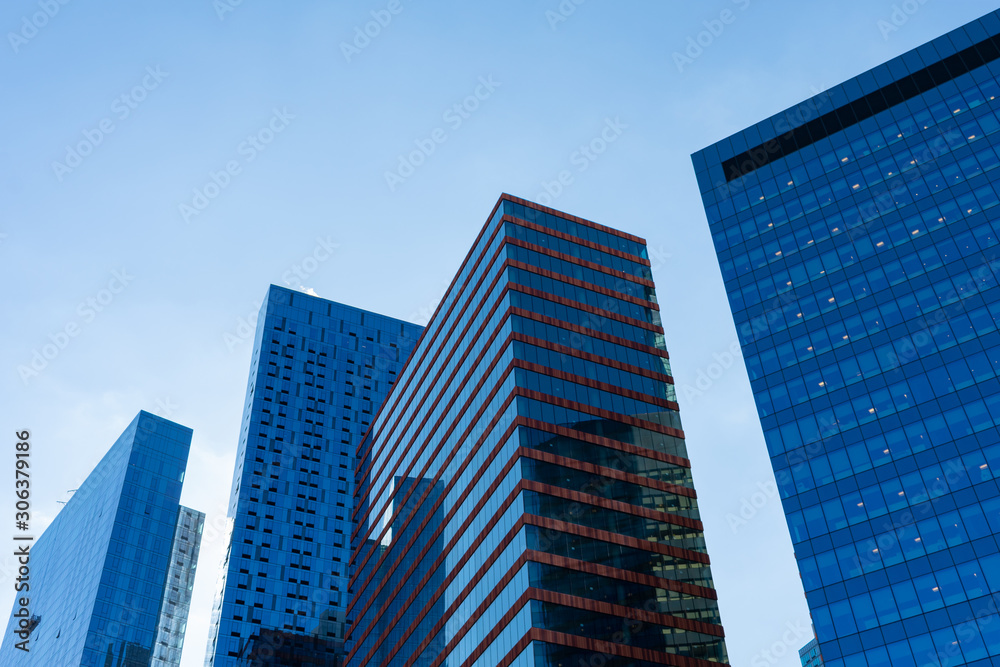 Modern Office and Residential Skyscrapers in Long Island City Queens New York