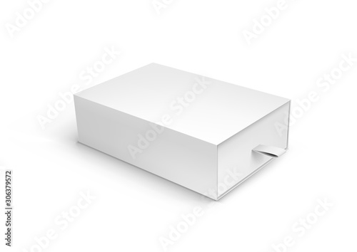 Package Cardboard Ribbon Pull And Slide Drawer Box