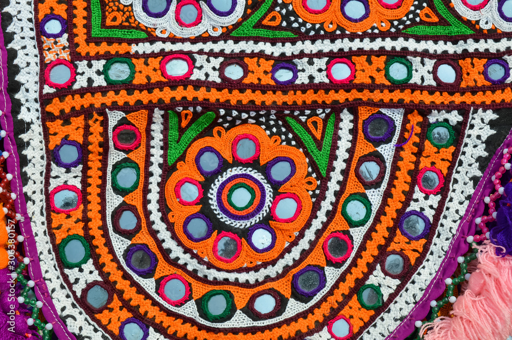 Maharashtra embroidery close up view,panjab embroidery close up view,indian embroidery close up view