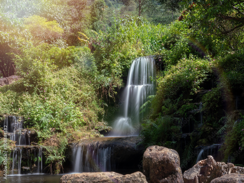 Obraz premium Wang Ta Krai Thailand waterfall in Nakhon Nayok.