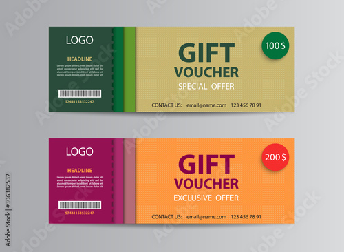 Gift voucher template