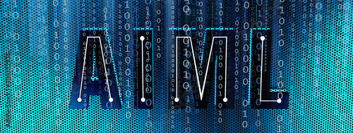 AIML or AI/ML stand for Artificial Intelligence and Machine Learning. 3D illustration