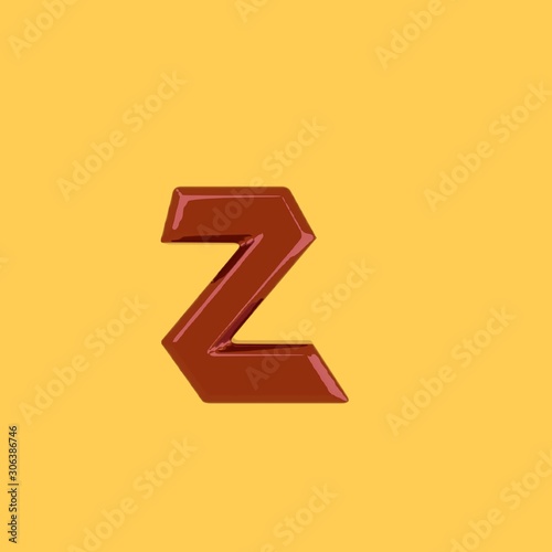 Metal_red_alphabet