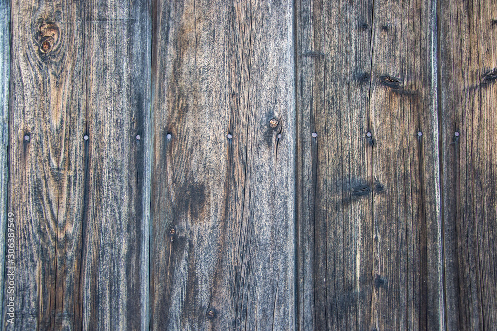 Interior Design - brown, gray wooden wall, old wooden board texture, grunge background Interior Design - brown, gray wooden wall, old wooden board texture, grunge background