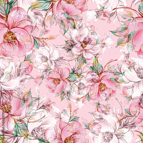  Seamless pattern of graceful roses with buds F.jpg