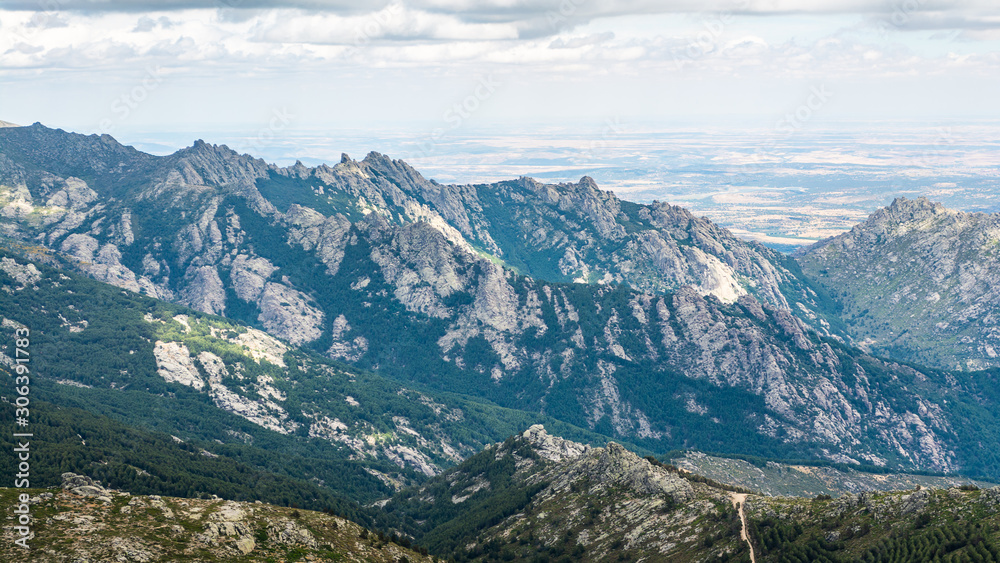 Mountains of La Pedriza, Sierra Norte, Madrid.