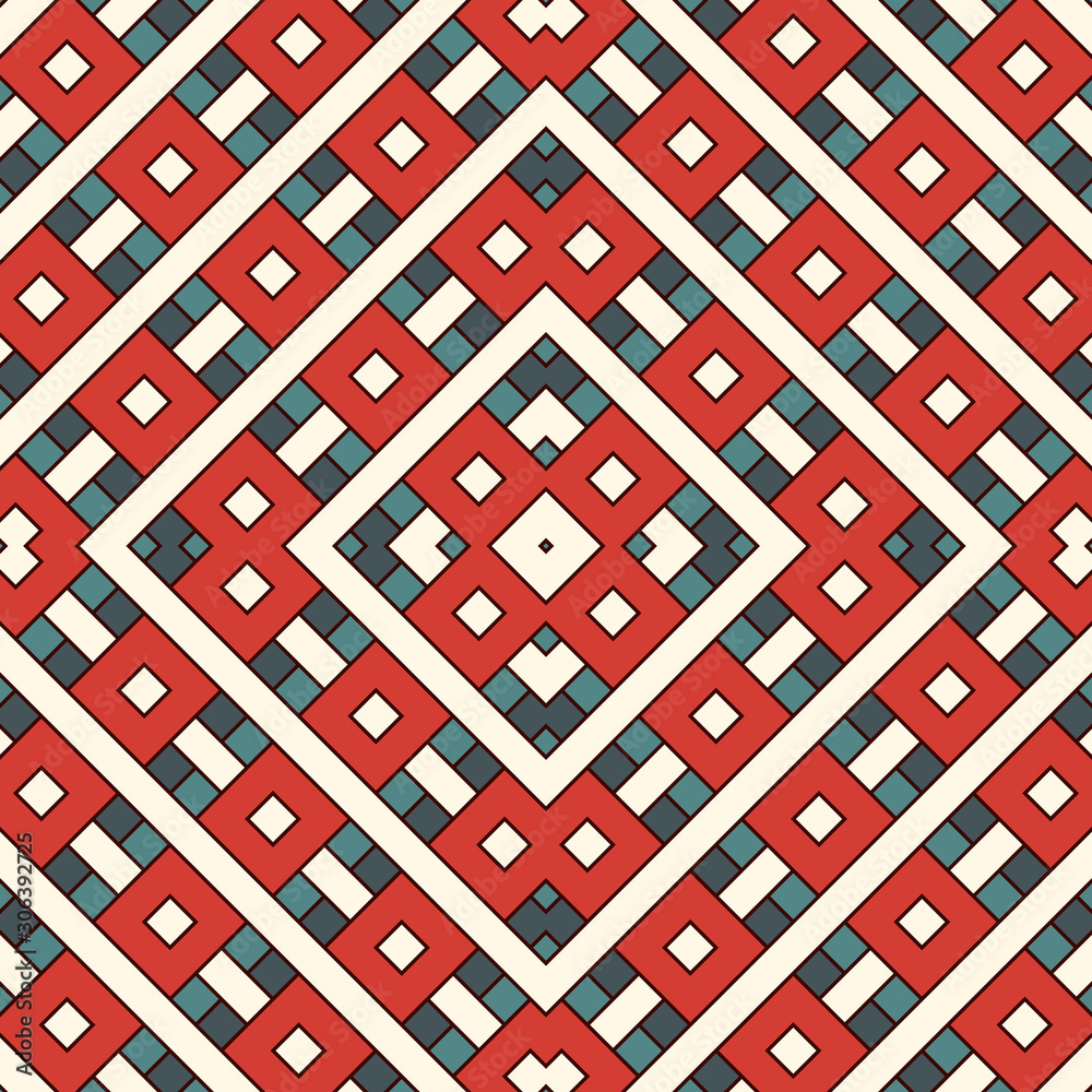Overlapping rectangles and squares background. Seamless pattern design with repeated overlay geometric figures. Overlapping rectangles and squares background. Seamless pattern design with repeated overlay geometric figures.