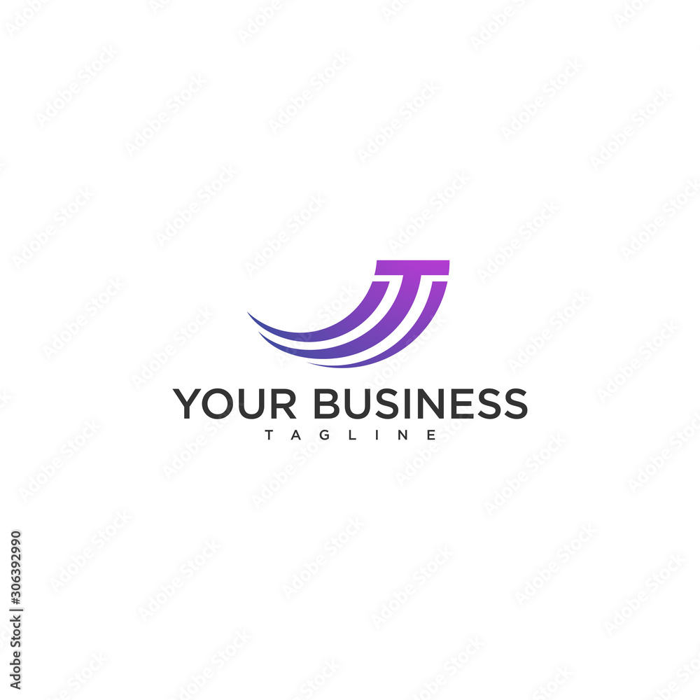 Initial T for the consulting business logo Initial T for the consulting business logo