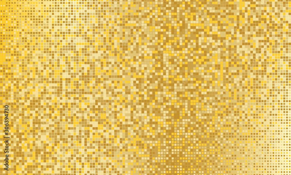 Gold glitter texture. Golden abstract particles.