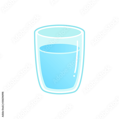Water cup illustration