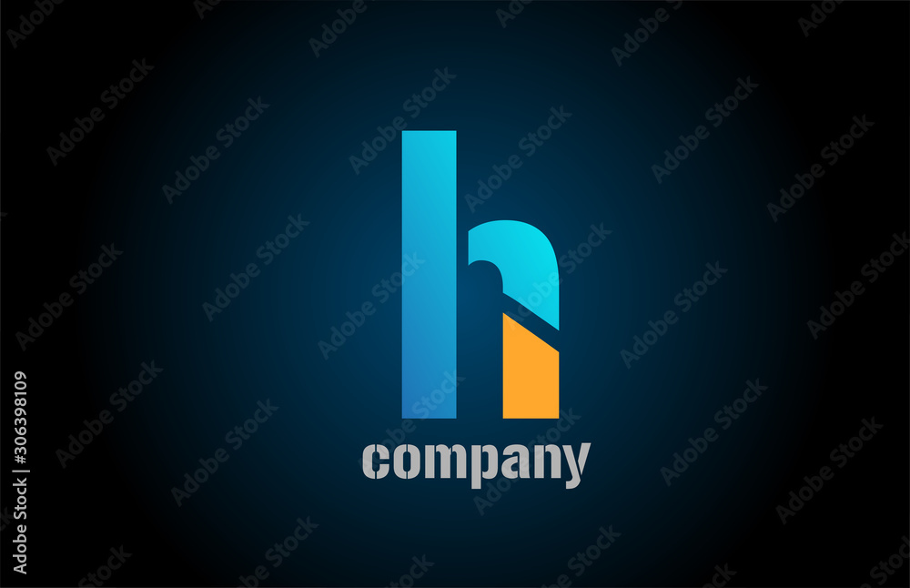 letter h alphabet icon logo shape for business company design letter h alphabet icon logo shape for business company design