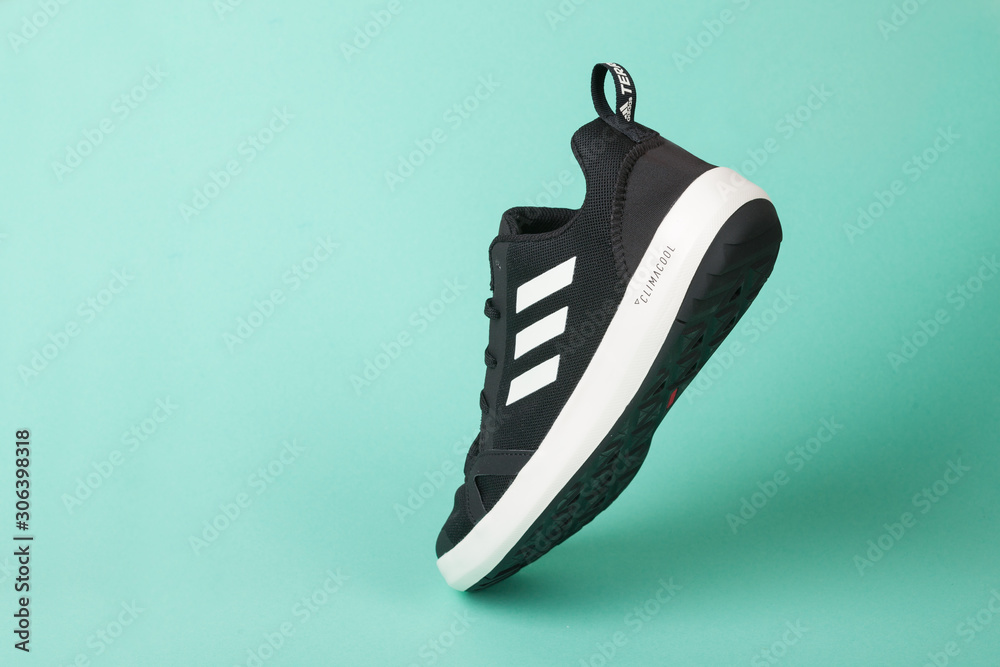 Varna , Bulgaria - MAY 3, 2019 : ADIDAS TERREX CC BOAT sport shoe