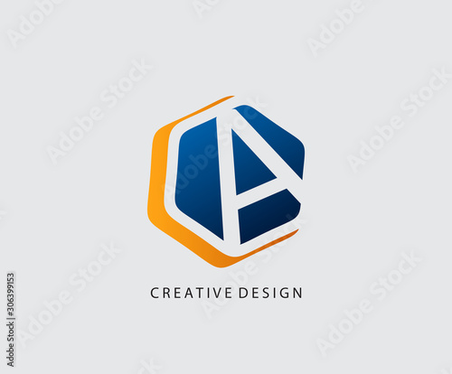 A Letter Hexagon Technology Logo Icon Design. Free Download A Letter Hexagon Technology Logo Icon Design. - GFXLoad