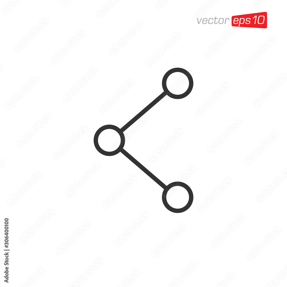 Connection Icon Design Vector Template Connection Icon Design Vector Template