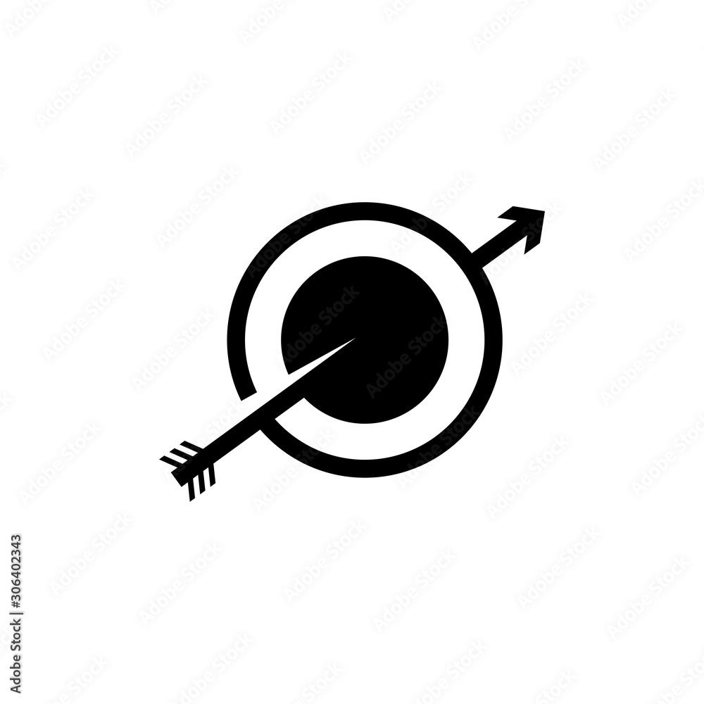 target arrow vector icon design white background target arrow vector icon design white background