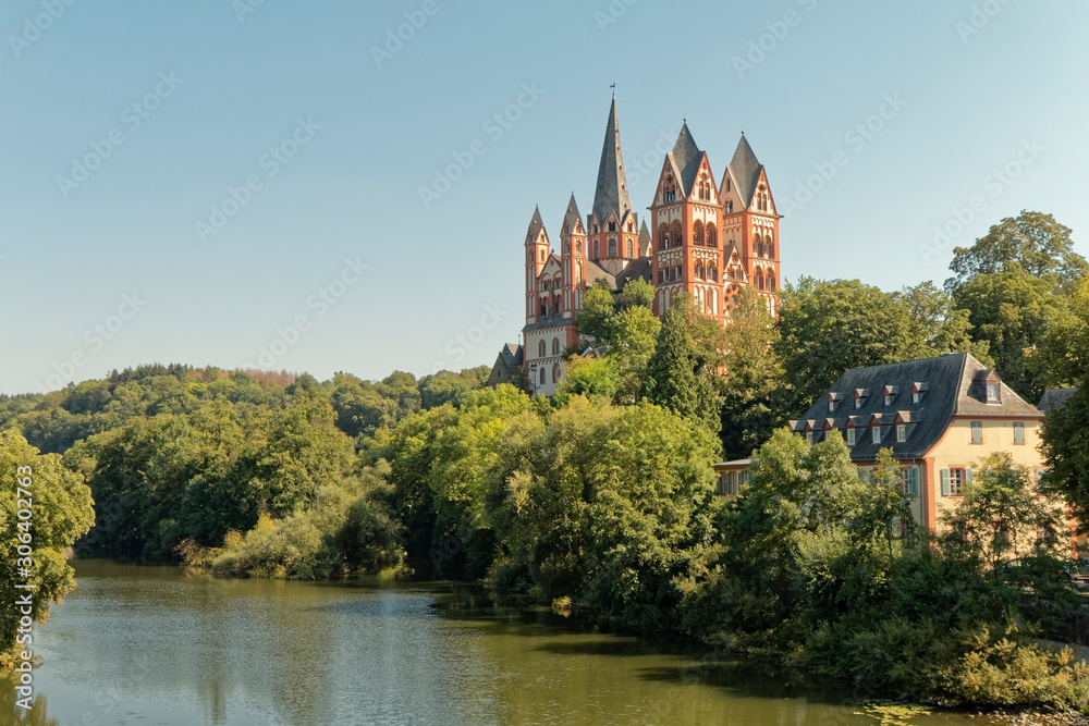 Limburg, Germany - a beautiful cathedral on the river Lahn. Limburg, Germany - a beautiful cathedral on the river Lahn.