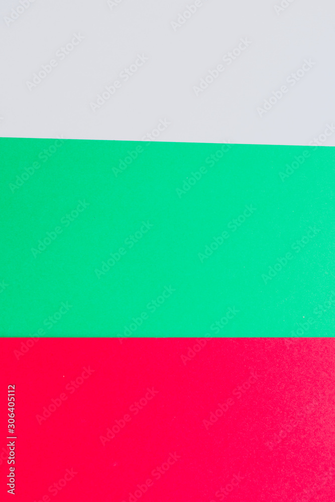 Bulgaria flag made with cardboard Bulgaria flag made with cardboard