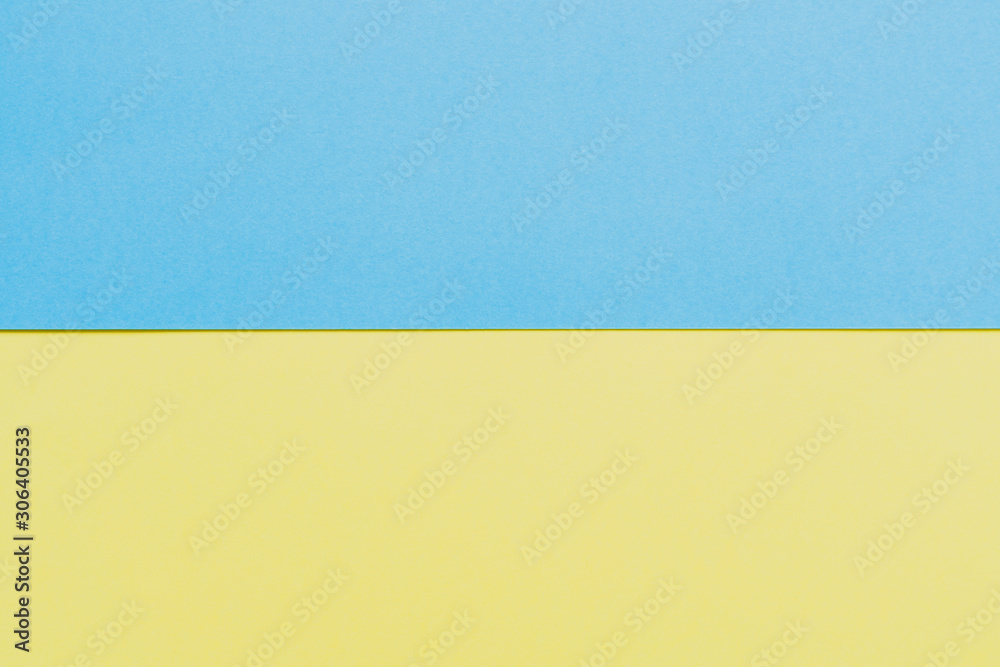 Ukraine flag made with cardboard Ukraine flag made with cardboard
